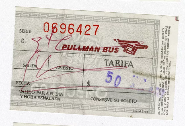 Pasaje Interurbano Pullman Bus