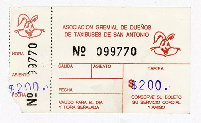 Pasaje Interurbano Asociación gremial de dueños de taxibuses de San Antonio