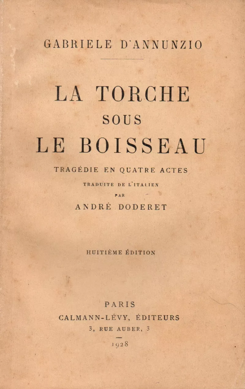 La torche sous le boisseau