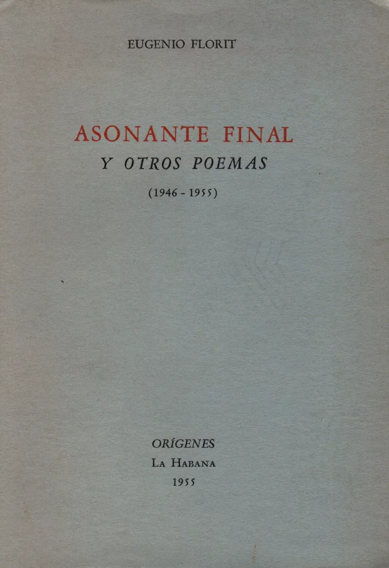 Asonante Final y otro poemas