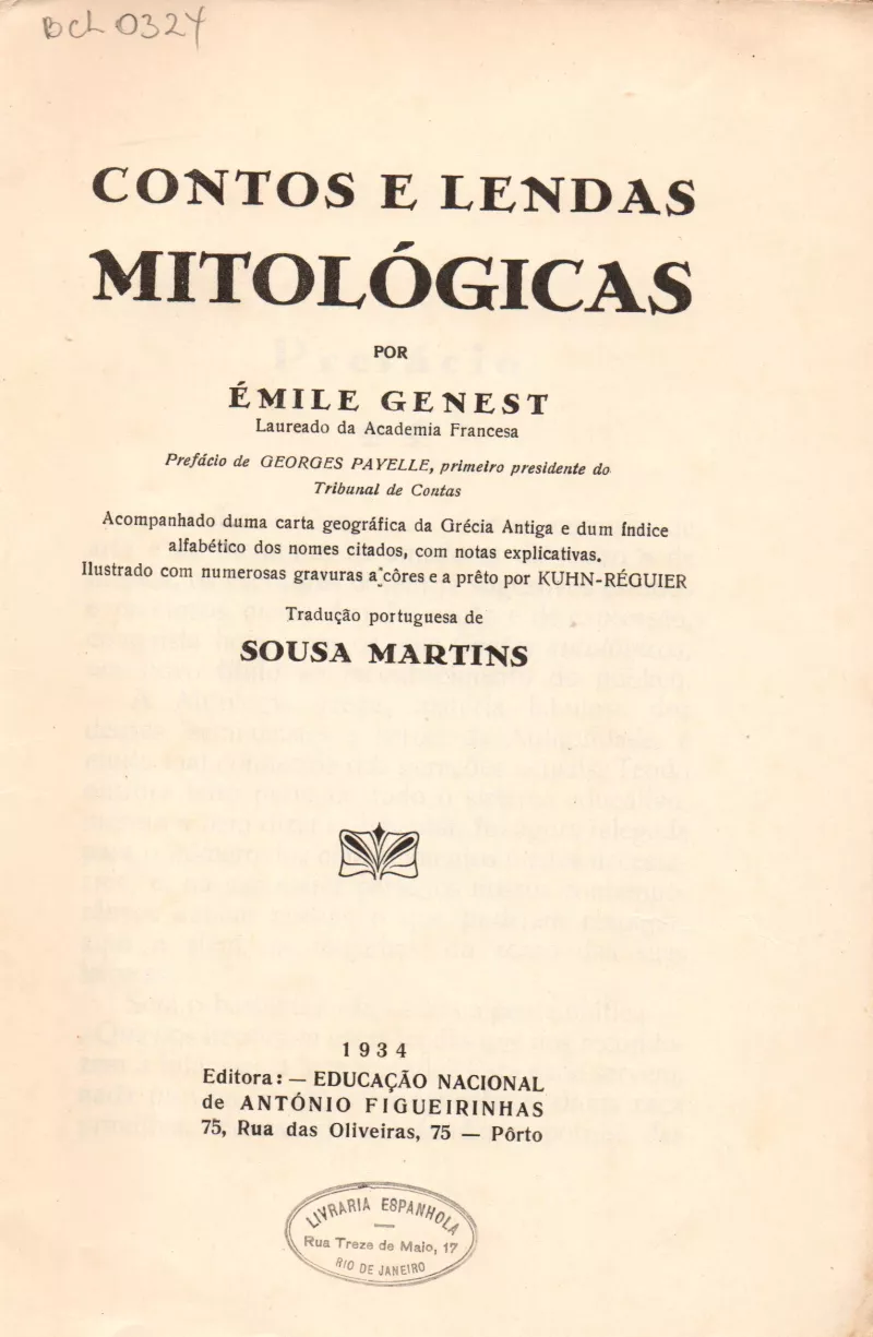Contos e Lendas Mitológicos