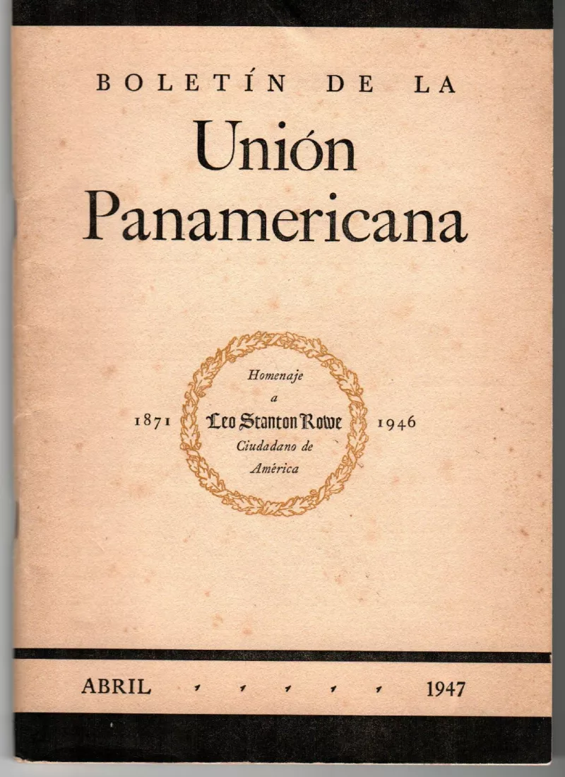Boletín de la unión panamericana 