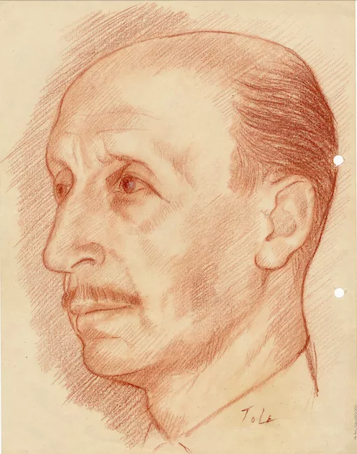 Rostro de perfil rector Ignacio González G.