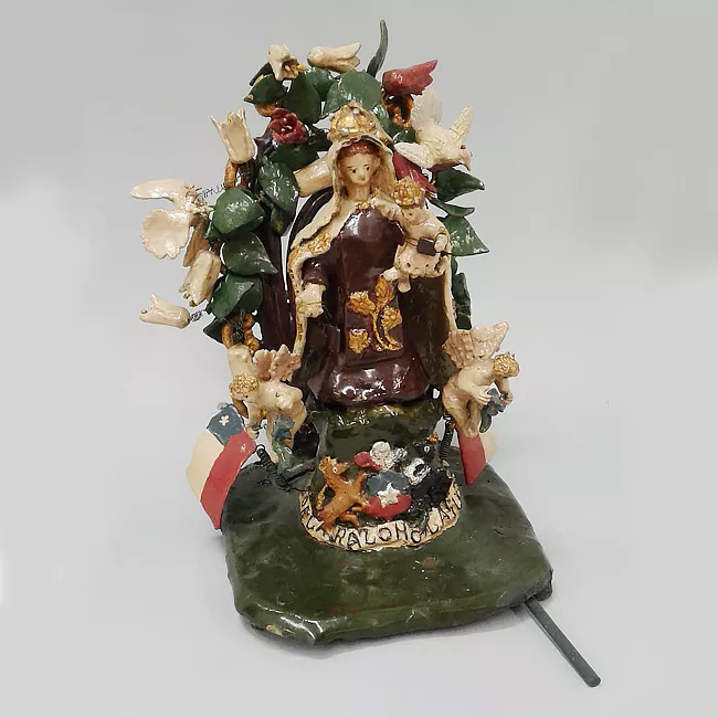 Virgen del Carmen en anda