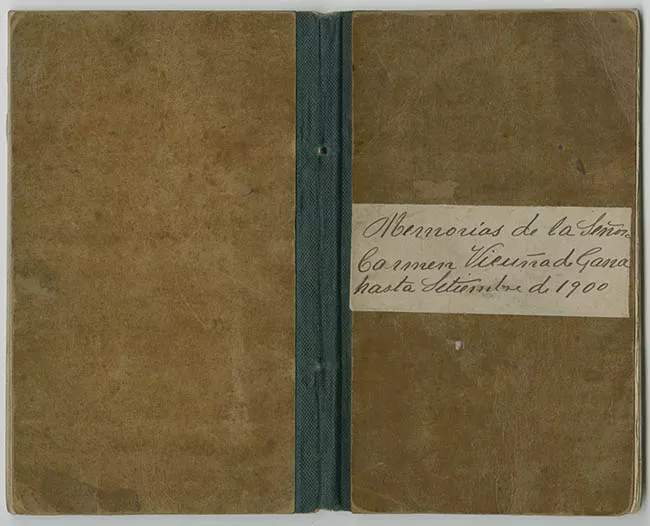 Memorias de la señora Carmen Vicuña de Gana 