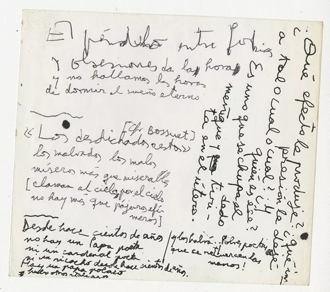 Poema manuscrito