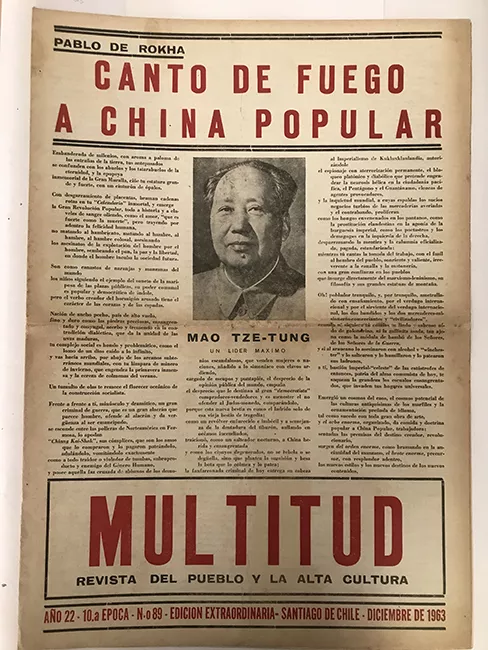 Revista Multitud. Décima época. N° 89 edición extraordinaria diciembre de 1963. Canto de fuego a China Popular