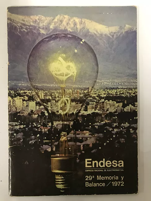 Endesa, empresa nacional de electricidad. 29va. Memoria y Balance/1972