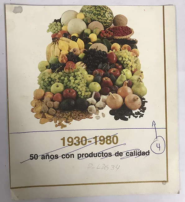 1930-1980. 50 años con productos de calidad