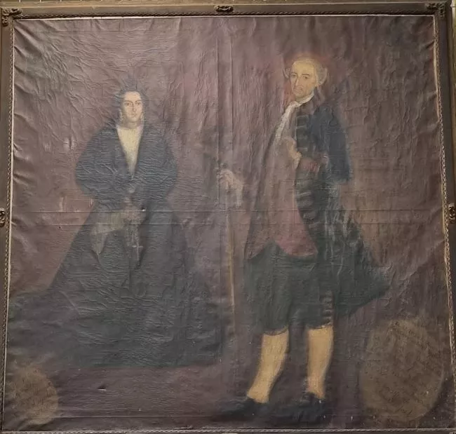 Retrato de Don Luis Manuel de Zañartu y su Esposa Doña Maria del Carmen Errázuriz