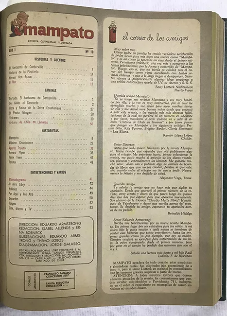 Vol.I Revista Mampato año I n°10. 