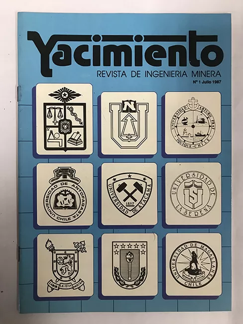Yacimiento. Revista de Ingenieria Minera. N°1 julio 1987