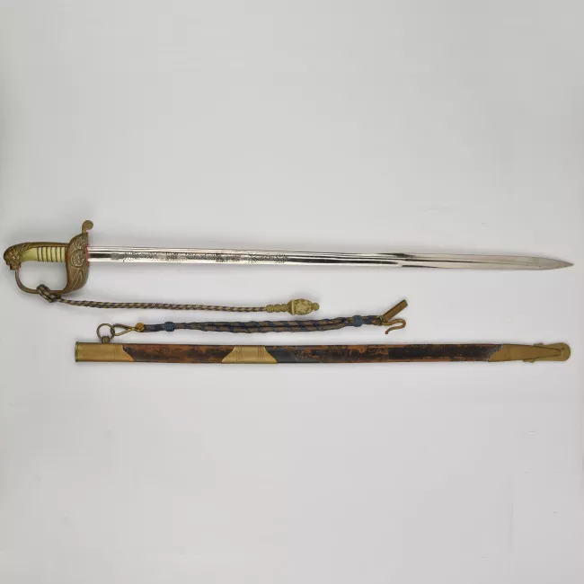 Sable naval para la Armada Española modelo 1857