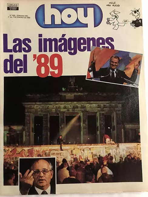 Revista HOY año XIII n°650. 1 enero 1990-7 enero 1990. Las imágenes del ´89
