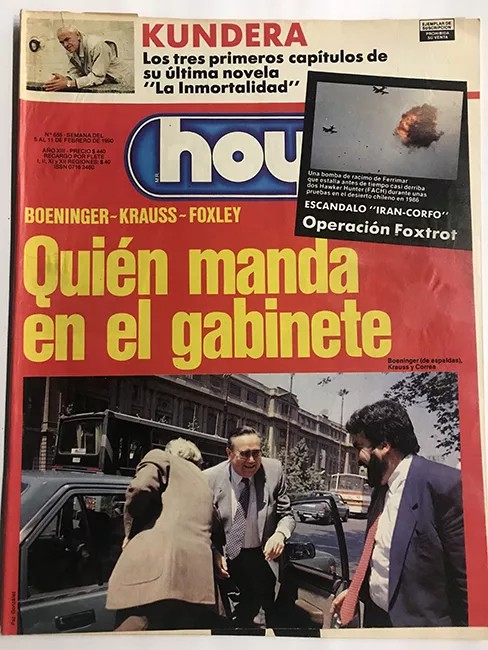 Revista HOY año XIII n°655. 5 febrero 1990-11 febrero 1990. Quién manda en el gabinete