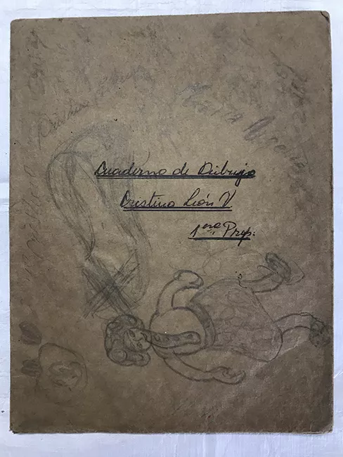 Cuaderno de dibujo 1a Preparatoria de Cristina León Villavicencio