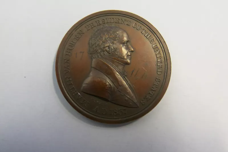 Martin Van Buren Indian Peace Medal 