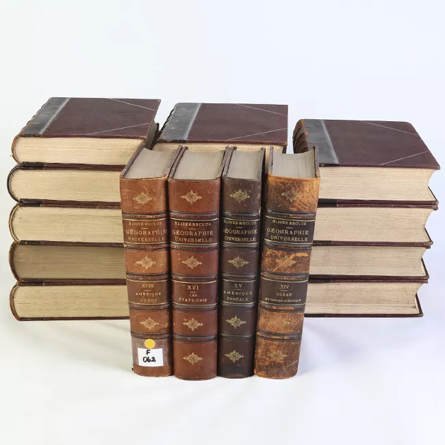 Libro Elisse Reclus Geographie Universelle Conjunto