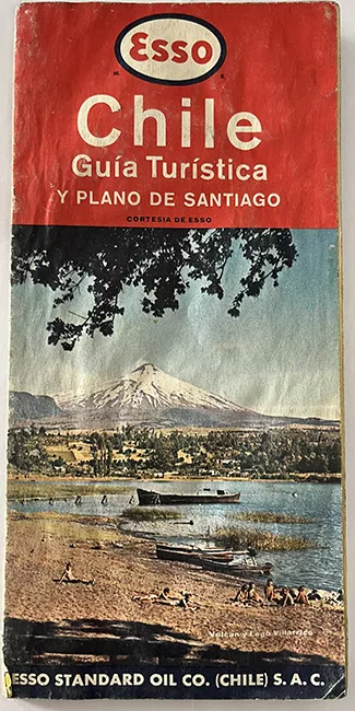 Guía Turística y plano de Santiago ESSO