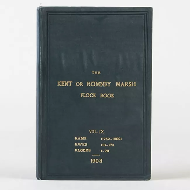 The Kent or Romney Marsh Flock Book. Vol. IX.