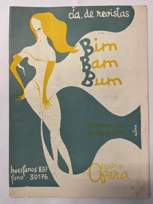 Programa de la Cía. de Revistas Bim Bam Bum. Opera Teatro. Número de Aniversario. Fiebre de Juventud