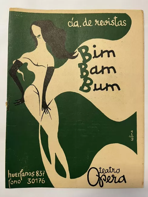 Programa de la Cía. de Revistas Bim Bam Bum. Opera Teatro. Bob Bromley