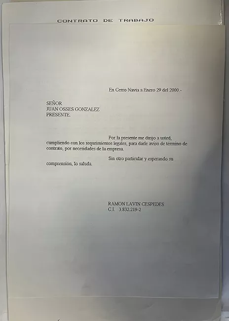 Conjunto de documentos de Ramón Lavín