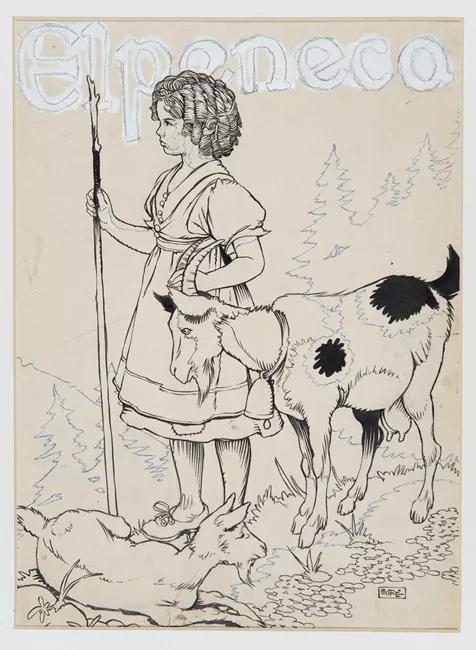 Shirley Temple en Heidi, revista El Peneca