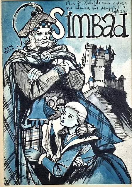 Ilustración para revista Simbad