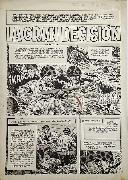 Dibujo para revista Mash