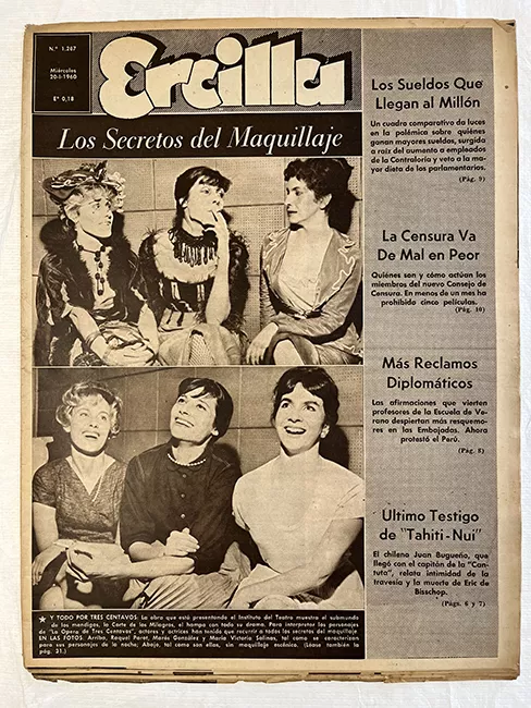 Ercilla N°1287. Año XXVI. Los secretos del Maquillaje