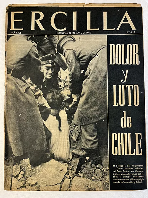 Ercilla N°1305. Año XXVI. Dolor y Luto de CHILE