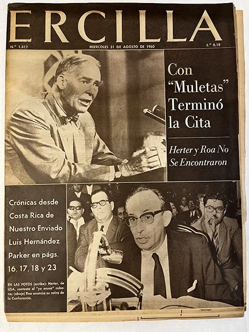 Ercilla N°1319. Año XXVI. Con "Muletas" Terminó la Cita