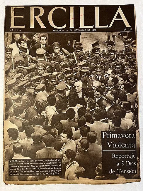 Ercilla N°1328. Año XXVI. CIRROSIS. Otro Record Chileno