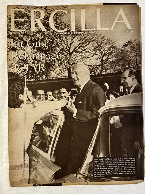 Ercilla N°1334. Año XXVI. La gira relámpago de JAR