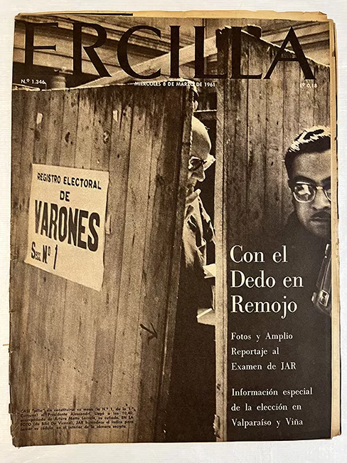 Ercilla N°1346. Año XXVII. Con el dedo en remojo
