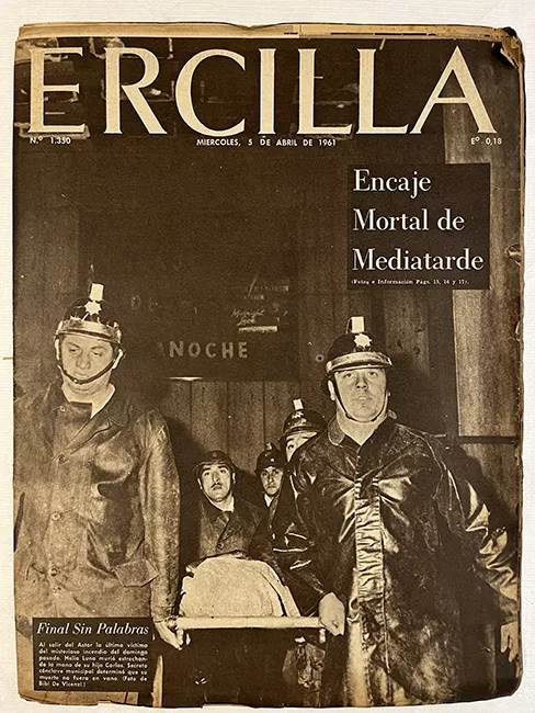 Ercilla N°1350. Año XXVII. Encaje Mortal de Medianoche