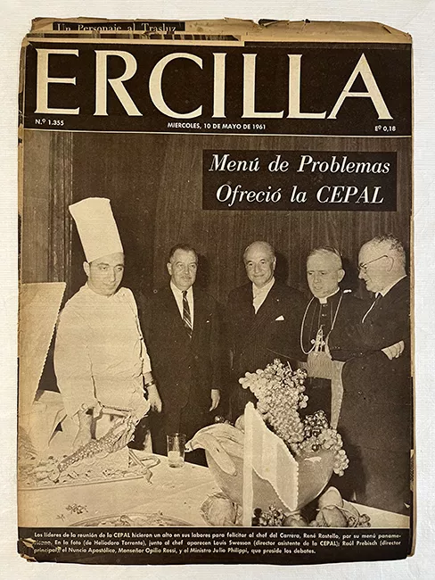 Ercilla N°1355. Año XXVII. Menú de Problemas ofreció La CEPAL