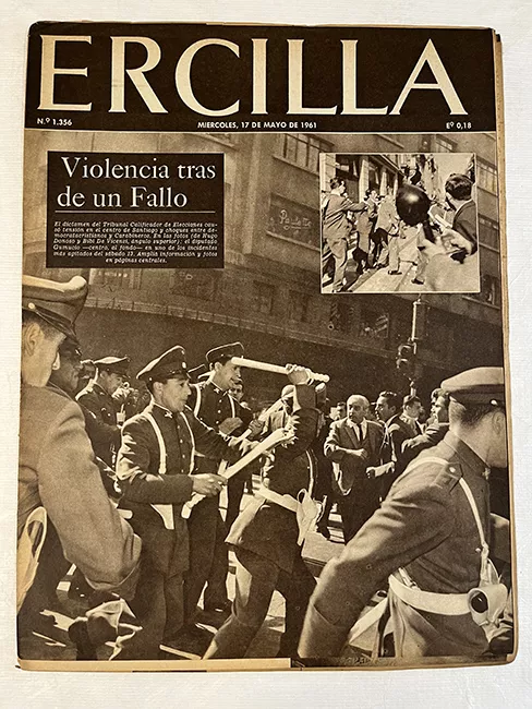 Ercilla N°1356. Año XXVII. Violencia tras un fallo