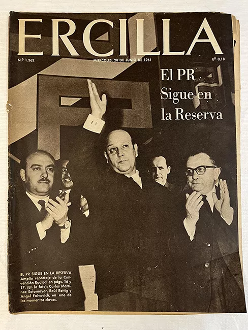 Ercilla N°1362. Año XXVII. El PR sigue en la reserva