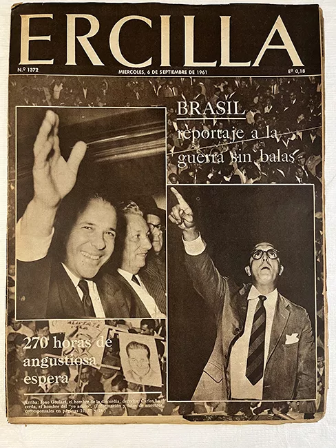 Ercilla N°1372. Año XXVII. Brasil, reportaje a la guerra sin balas