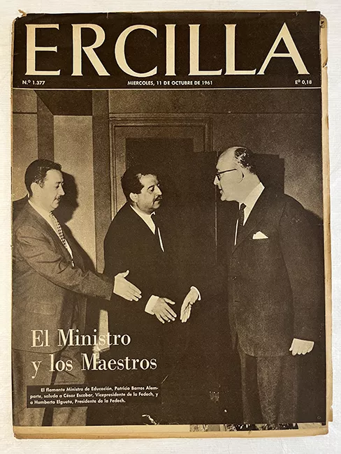 Ercilla N°1377. Año XXVII. El Ministro y los Maestros