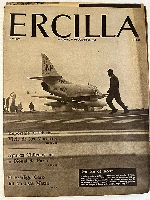 Ercilla N°1378. Año XXVII. Una Isla de Acero