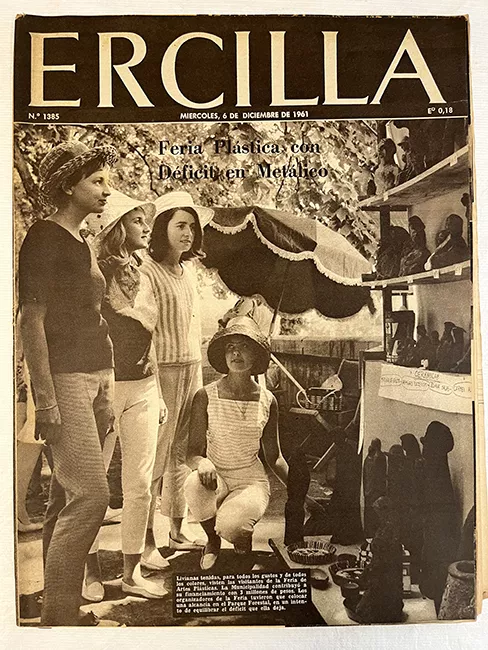 Ercilla N°1385. Año XXVII. Feria plástica con déficit en metálico