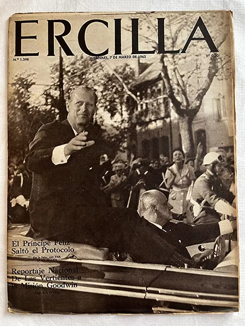 Ercilla N°1398. Año XXVIII. El Príncipe Feliz saltó el protocolo