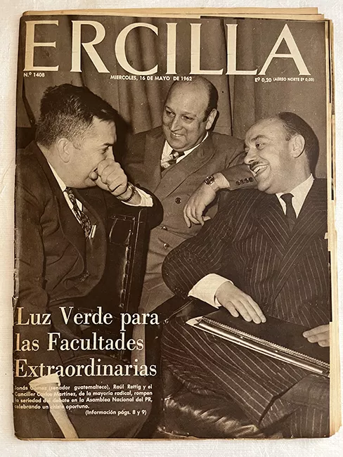 Ercilla N°1408. Año XXVIII. Luz verde para las Facultades Extraordinarias