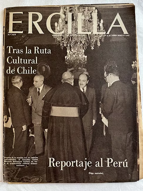 Ercilla N°1419. Año XXVIII. Tras la ruta cultural de Chile 
