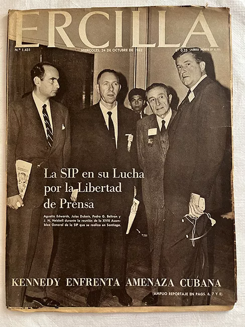 Ercilla N°1431. Año XXVIII. La SIP en su lucha por la libertad de prensa
