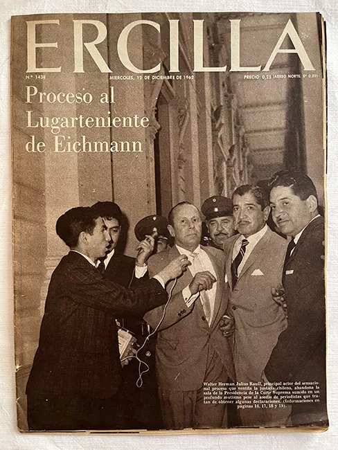 Ercilla N°1438. Año XXVIII. Proceso al lugarteniente de Eichmann