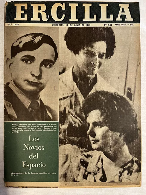 Ercilla N°1465. Año XIX. Los novios del Espacio 